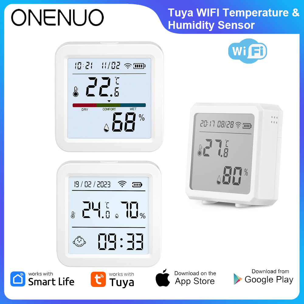 Digital Hygrometer Probe - Tuya wifi thông minh nhiệt độ