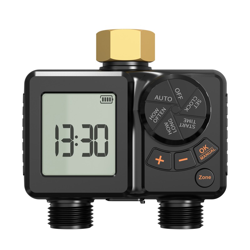 Timer Dual Outlet - USB 5V Powered Dual Outlet Automatic