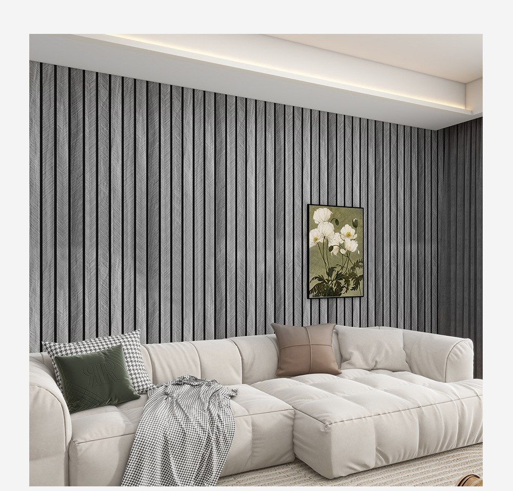 Self-Adhesive Wood Grain Wall  - đánh giá và giá Pvc Panel Background