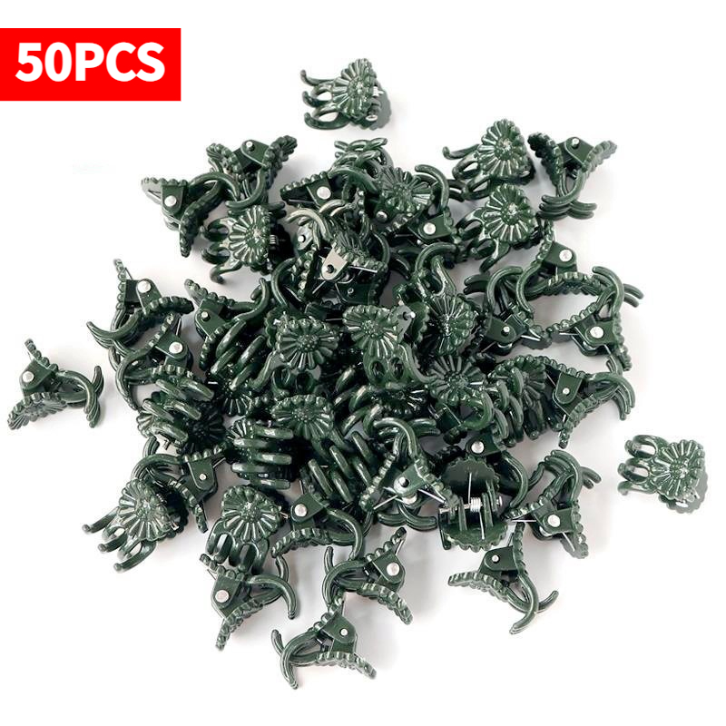 50PCS 5-Claw Dark Green Plant  - đánh giá và giá Vine Climbing Plastic